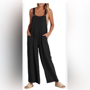 Black Jumpsuit Wide Leg Size S